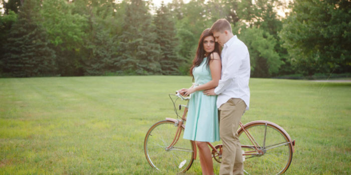 Vintage Engagement Photography | Courtney and Dale