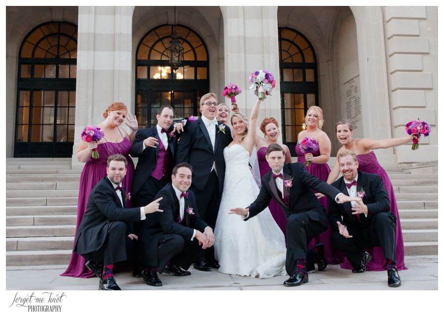 Columbus Ohio Wedding Photographer Forget Me Knot Photography bridal party