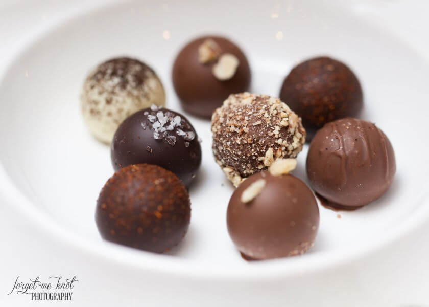 chocolate dessert balls at restyled by valerie open house