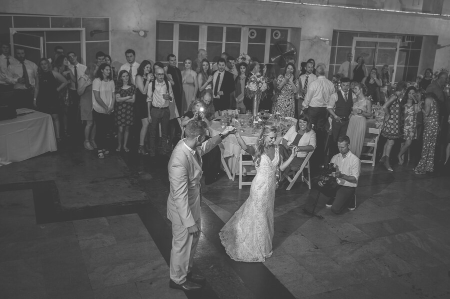 bride and groom first dance columbus ohio The Vault