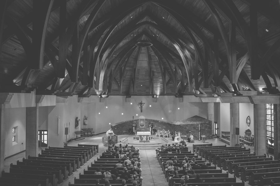 The Blackwell Columbus OH church ceremony photo