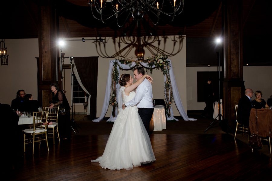 wide photo of married couples first dance at la scala