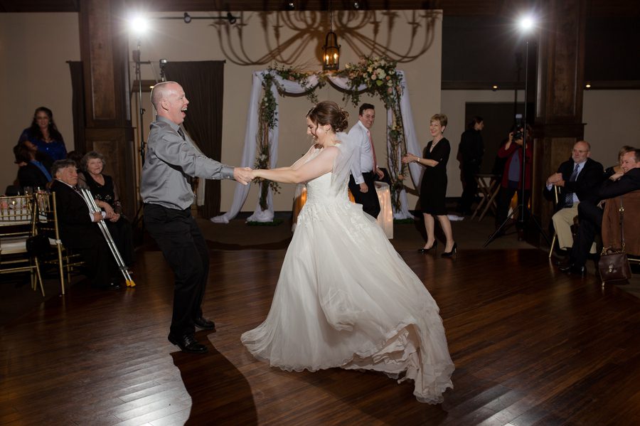 father daughter dance at la scala wedding