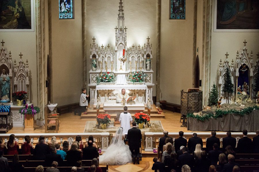 wedding ceremony at Saint Patrick