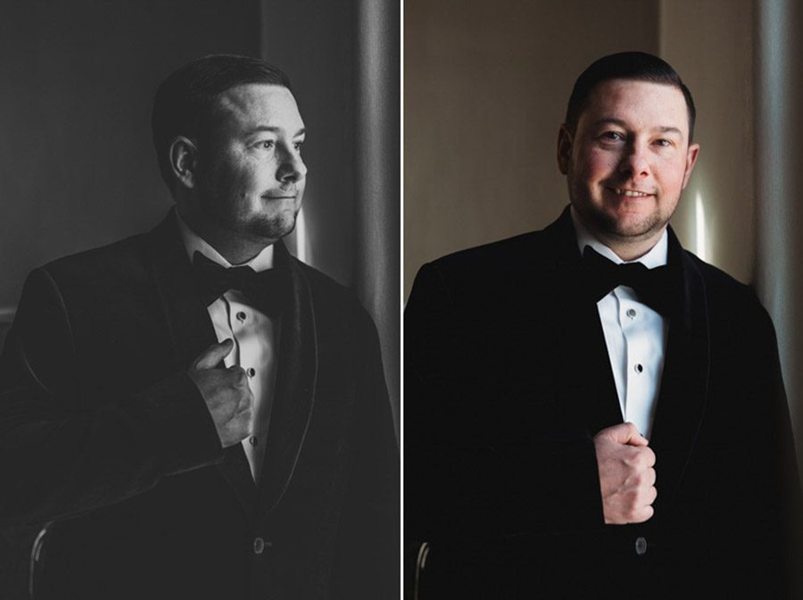 groom portraits at the westin great southern columbus ohio