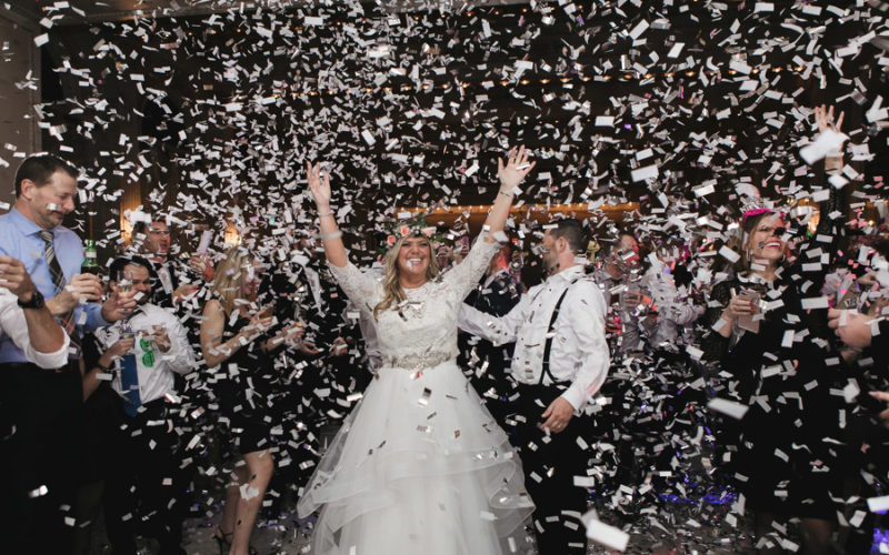 new year's eve confetti photo at the westin great southern