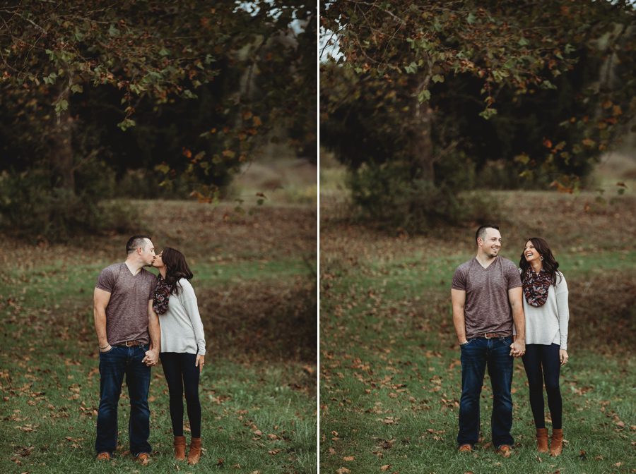 fall engagement session at Rotary Park for Newark Ohio Engagement session