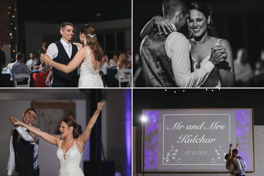 first dance photos at The Vue Columbus