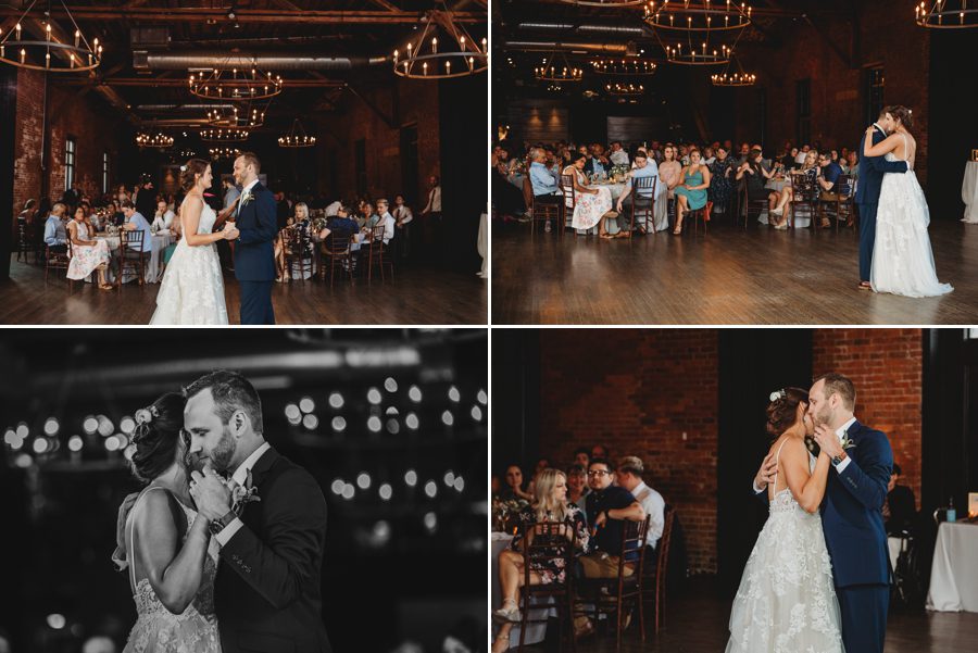Emilee and Michael share their first dance as husband and wife